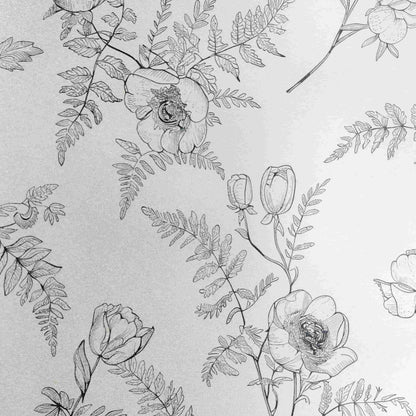 ADD.HERES White Night Creeping 3D Stained Glass Window Film Static Cling