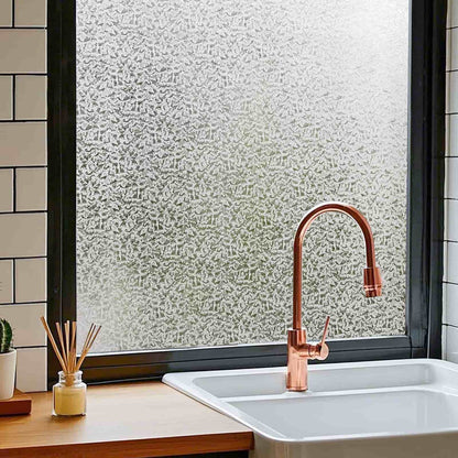 ADD.HERES Seawaves 3D Stained Glass Window Film Static Cling