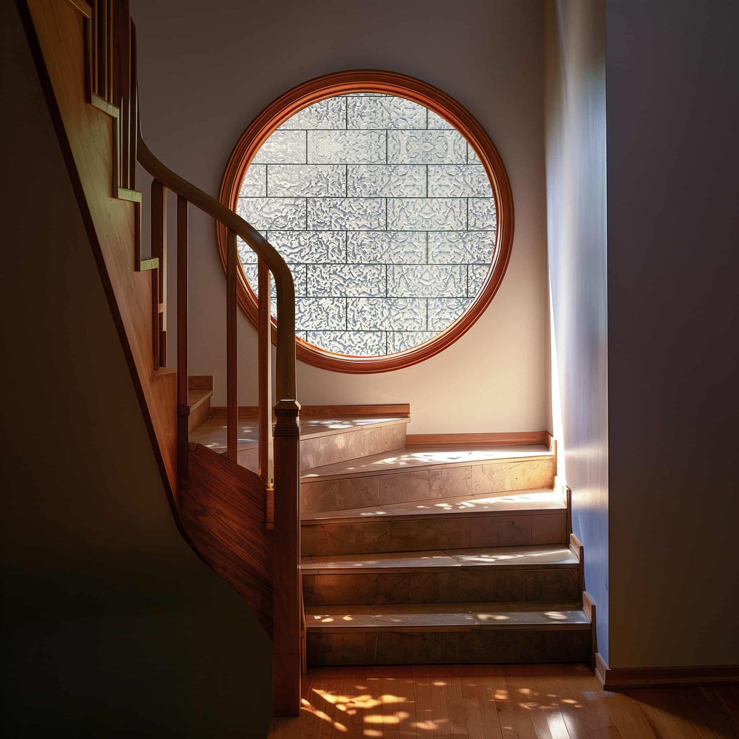 ADD.HERES Moon Scar 3D Stained Glass Window Film Static Cling