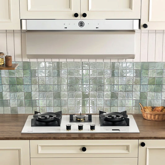 ADD.HERES Spring Moss Green Peel and Stick Backsplash Self-Adhesive 5 Sheets